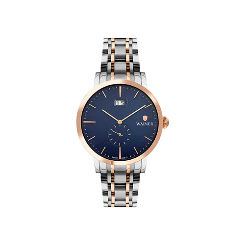 Швейцарские наручные мужские часы Wainer WA.01881B. Коллекция Classic
