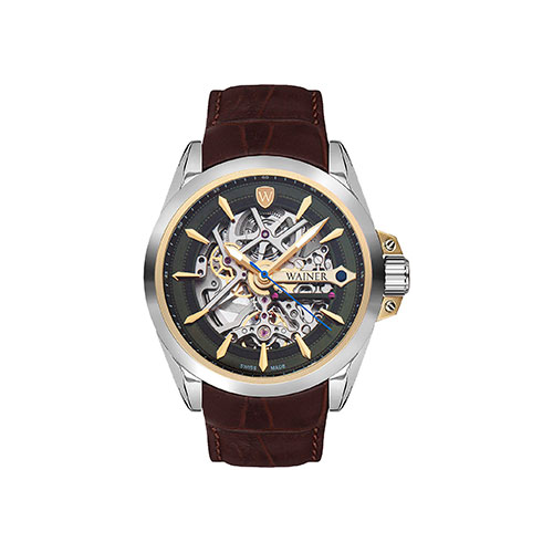 Швейцарские наручные мужские часы Wainer WA.25677F. Коллекция Automatic