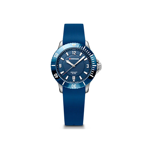 Швейцарские наручные женские часы Wenger 01.0621.112. Коллекция Seaforce