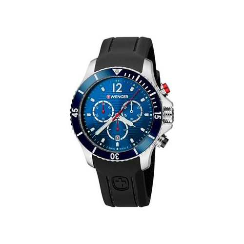 Швейцарские наручные мужские часы Wenger 01.0643.110. Коллекция Seaforce Chrono
