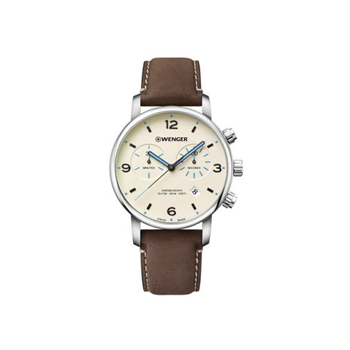Швейцарские наручные мужские часы Wenger 01.1743.111. Коллекция Urban Metropolitan Chrono