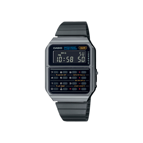 Японские наручные мужские часы Casio CA-500WEGG-1B. Коллекция Vintage