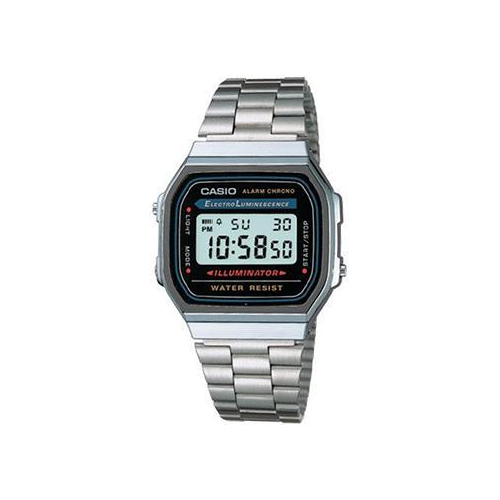 Японские наручные мужские часы Casio A-168WA-1. Коллекция Vintage