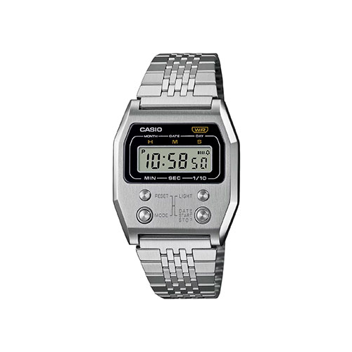 Японские наручные мужские часы Casio A1100D-1. Коллекция Vintage