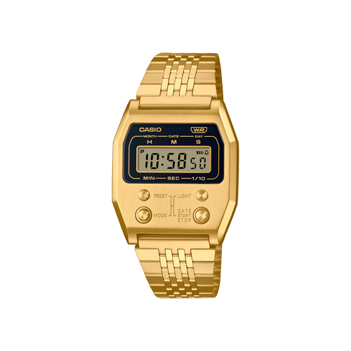 Японские наручные мужские часы Casio A1100G-5. Коллекция Vintage