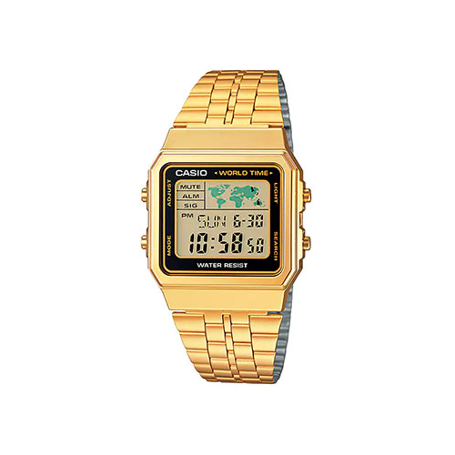 Японские наручные мужские часы Casio A500WGA-1. Коллекция Vintage
