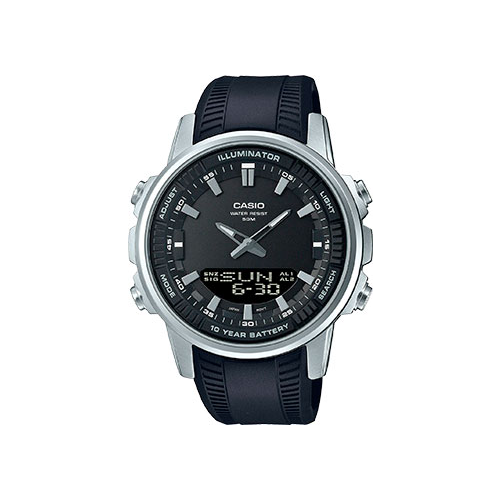 Японские наручные мужские часы Casio AMW-880-1A. Коллекция Ana-Digi