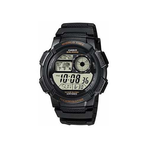 Японские наручные мужские часы Casio AE-1000W-1A. Коллекция Digital