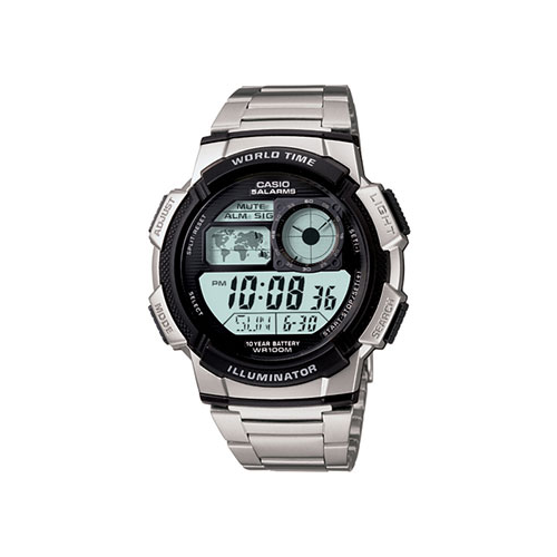Японские наручные мужские часы Casio AE-1000WD-1A. Коллекция Digital