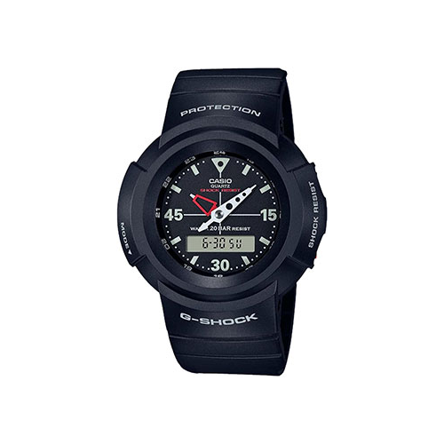 Японские наручные мужские часы Casio AW-500E-1E. Коллекция G-Shock
