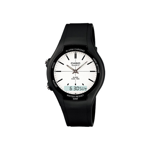 Японские наручные мужские часы Casio AW-90H-7E. Коллекция Ana-Digi