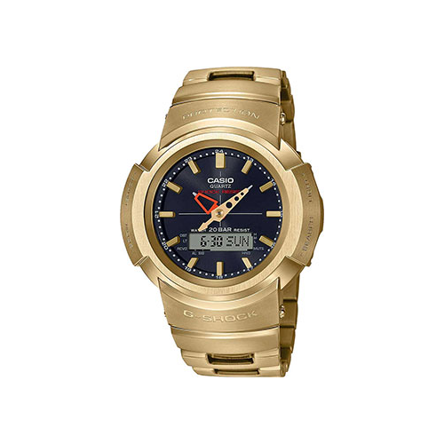 Японские наручные мужские часы Casio AWM-500GD-9A. Коллекция G-Shock