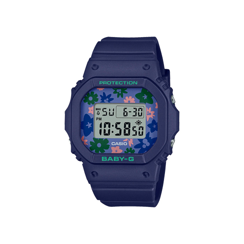 Японские наручные женские часы Casio BGD-565RP-2. Коллекция Baby-G