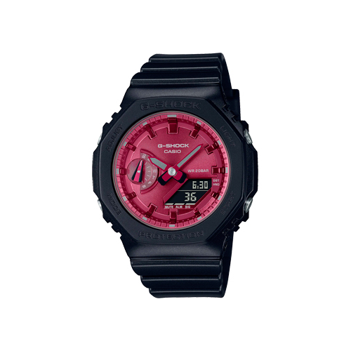Японские наручные женские часы Casio GMA-S2100RB-1A. Коллекция G-Shock