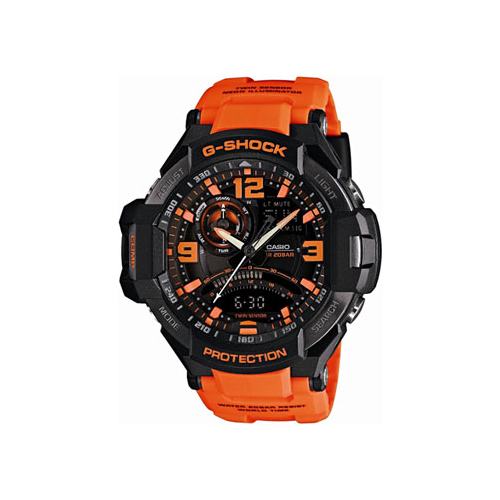 Японские наручные мужские часы Casio GA-1000-4A. Коллекция G-Shock