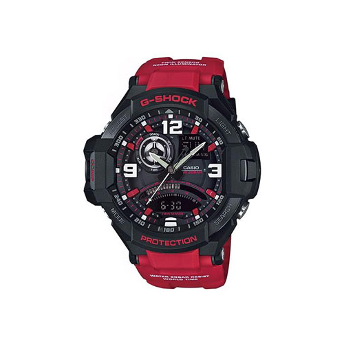 Японские наручные мужские часы Casio GA-1000-4B. Коллекция G-Shock