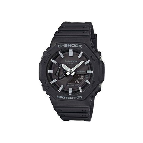 Японские наручные мужские часы Casio GA-2100-1AER. Коллекция G-Shock