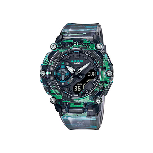 Японские наручные мужские часы Casio GA-2200NN-1A. Коллекция G-Shock
