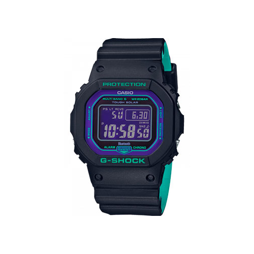 Японские наручные мужские часы Casio GW-B5600BL-1ER. Коллекция G-Shock