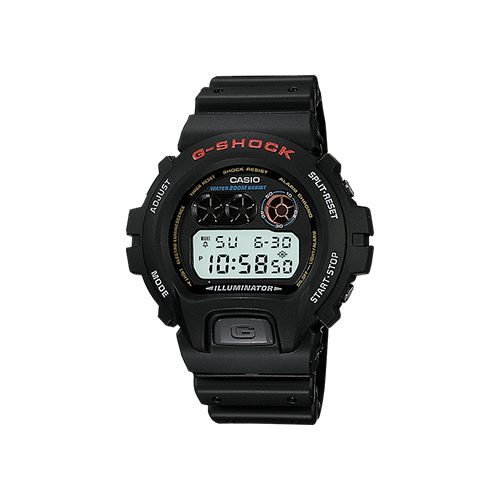 Японские наручные мужские часы Casio DW-6900-1V. Коллекция G-Shock