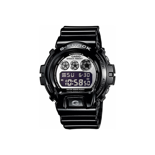Японские наручные мужские часы Casio DW-6900NB-1E. Коллекция G-Shock