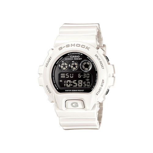 Японские наручные мужские часы Casio DW-6900NB-7E. Коллекция G-Shock