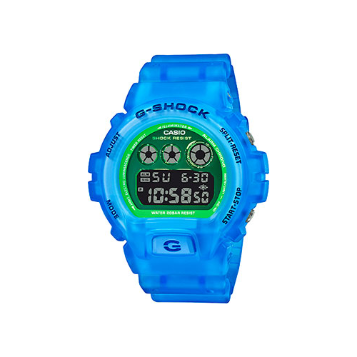 Японские наручные мужские часы Casio DW-6900LS-2ER. Коллекция G-Shock