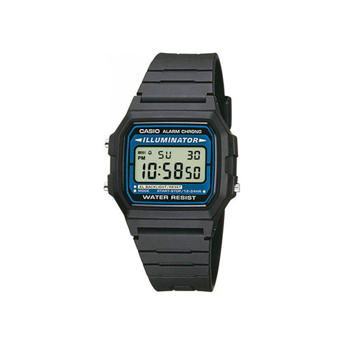 Японские наручные мужские часы Casio F-105W-1A. Коллекция Digital