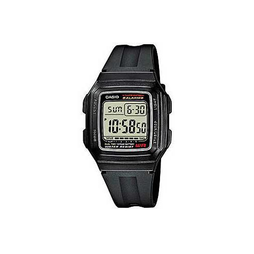 Японские наручные мужские часы Casio F-201WA-1A. Коллекция Digital