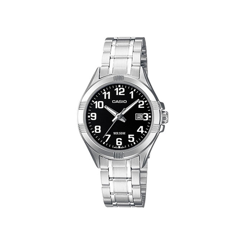 Японские наручные женские часы Casio LTP-1308D-1B. Коллекция Analog