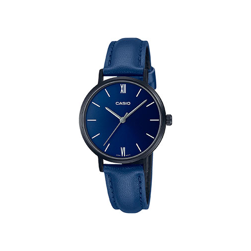 Японские наручные женские часы Casio LTP-VT02BL-2A. Коллекция Analog