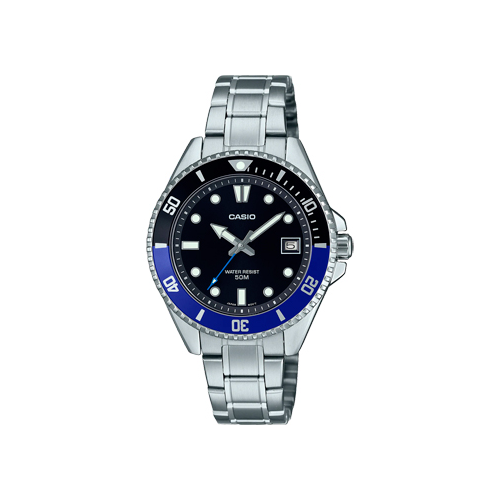 Японские наручные мужские часы Casio MDV-10D-1A2. Коллекция Analog