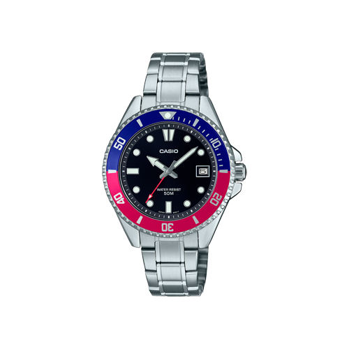Японские наручные мужские часы Casio MDV-10D-1A3. Коллекция Analog