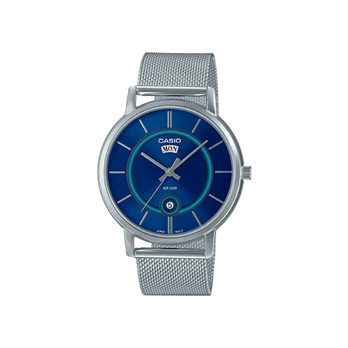 Японские наручные мужские часы Casio MTP-B120M-2A. Коллекция Analog