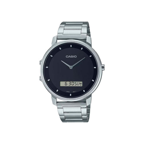 Японские наручные мужские часы Casio MTP-B200D-1E. Коллекция Ana-Digi