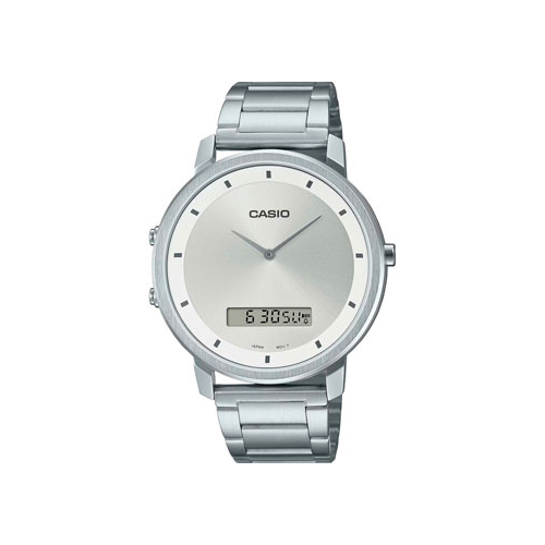 Японские наручные мужские часы Casio MTP-B200D-7E. Коллекция Ana-Digi