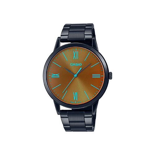 Японские наручные мужские часы Casio MTP-E600B-1B. Коллекция Analog