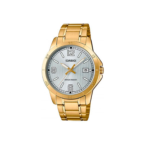 Японские наручные мужские часы Casio MTP-V004G-7B2. Коллекция Analog