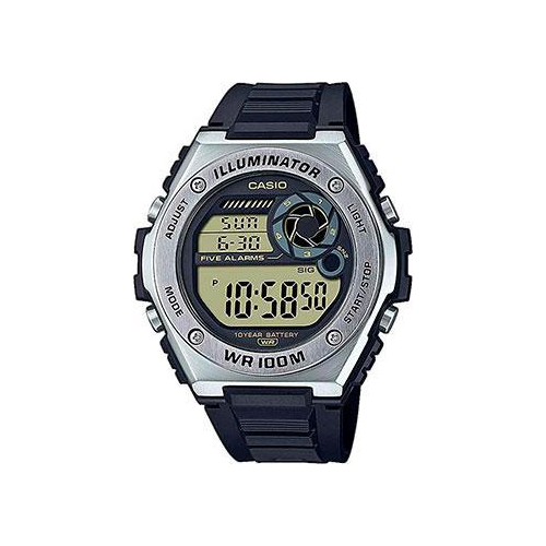 Японские наручные мужские часы Casio MWD-100H-9AVEF. Коллекция Digital