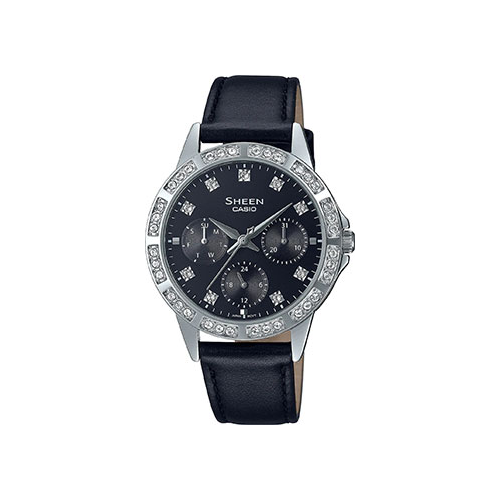 Японские наручные женские часы Casio SHE-3517L-1AUEF. Коллекция Sheen