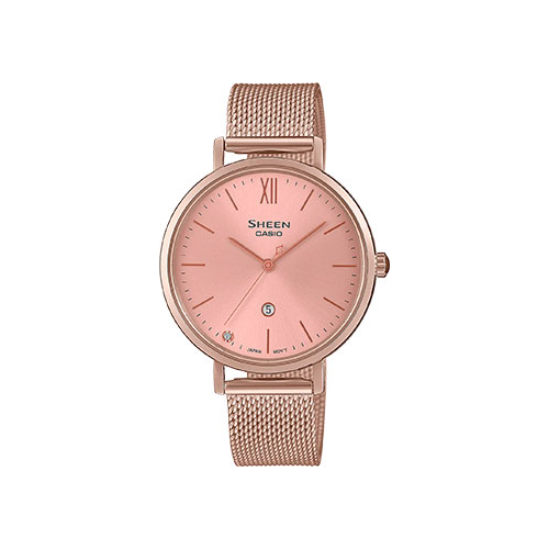 Японские наручные женские часы Casio SHE-4539CM-4A. Коллекция Sheen