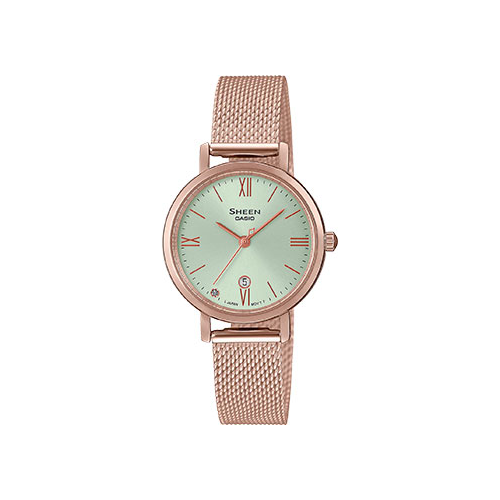 Японские наручные женские часы Casio SHE-4540CM-3A. Коллекция Sheen