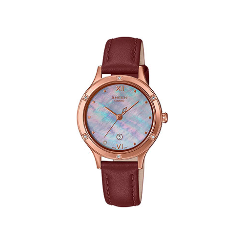 Японские наручные женские часы Casio SHE-4546PGL-6A. Коллекция Sheen