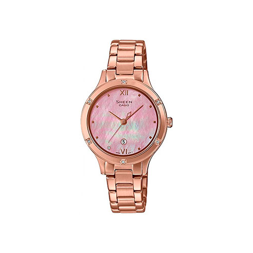 Японские наручные женские часы Casio SHE-4546PG-4A. Коллекция Sheen