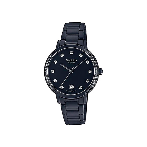 Японские наручные женские часы Casio SHE-4056BD-1AUDF. Коллекция Sheen