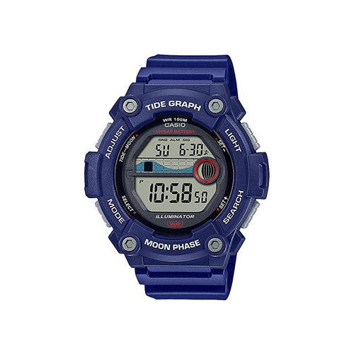Японские наручные мужские часы Casio WS-1300H-2AVEF. Коллекция Digital