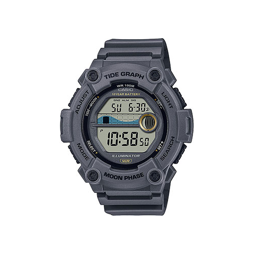 Японские наручные мужские часы Casio WS-1300H-8AVEF. Коллекция Digital