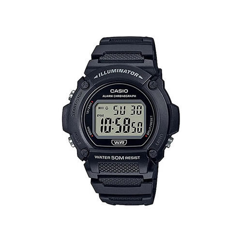 Японские наручные мужские часы Casio W-219H-1AVEF. Коллекция Digital