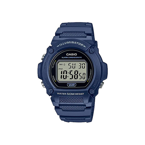 Японские наручные мужские часы Casio W-219H-2AVEF. Коллекция Digital