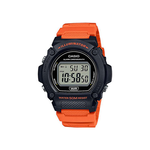 Японские наручные мужские часы Casio W-219H-4AVEF. Коллекция Digital